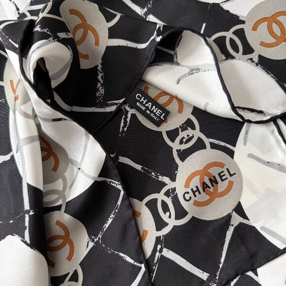 New Chanel Silk Scarf - Picture 9 of 16